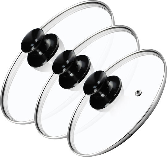 Kadax Glass Lid for Pot 30cm 3 Pieces 31571