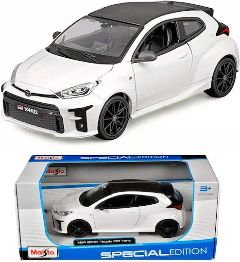 Maisto Αυτοκινητάκι Toyota Gr Yaris 2021 - White 1:24 για 3+ Ετών