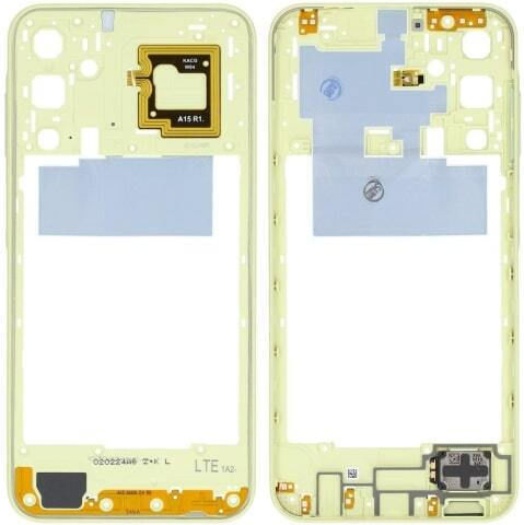 Samsung Междураменна рамка Жълт за Galaxy A15