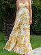 Estelle White Yellow Maxi Floral Dress