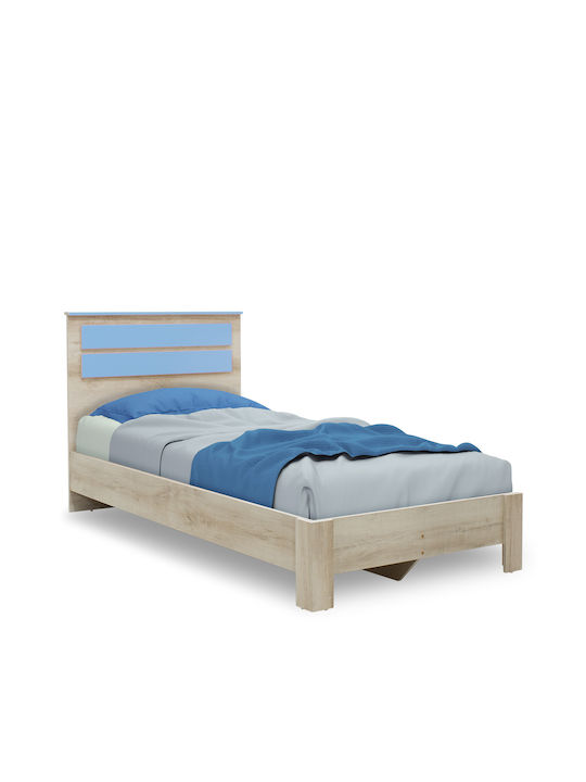 Looney Kids Bed Classic Single Blue for Mattress 100x200cm