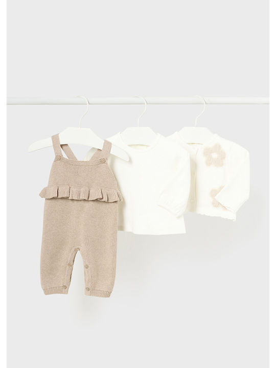 Mayoral Set Winter 3pcs Beige