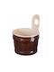 Kadax Serving Bowl Round Ceramic Brown