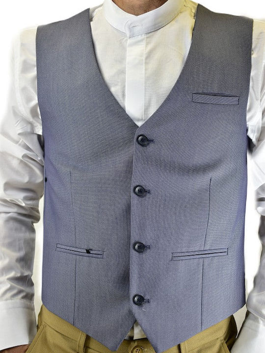 Men's Grey Vest-9970-28