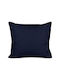 Satin Cotton Pillowcase Striped Navy Blue/50x60