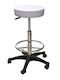 Office Desk Stool ST100 White 2pcs 54x54x88cm