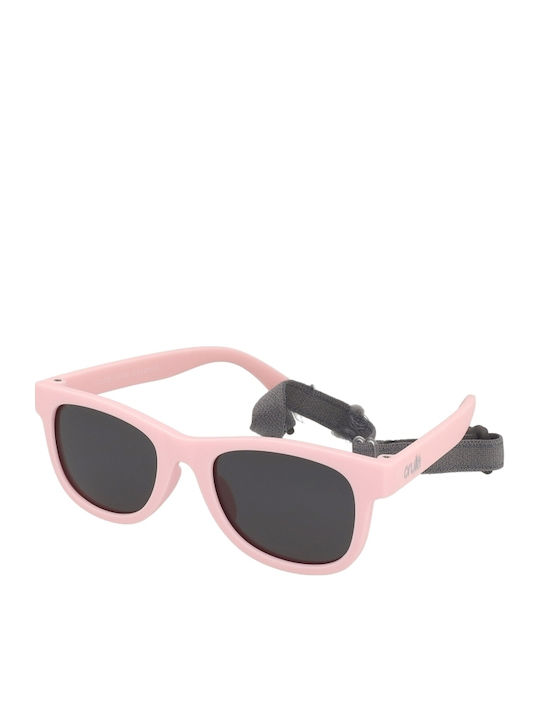 Crulle Toddler Savannah C22 Square Kids Sunglasses with Polarized Lenses Pink