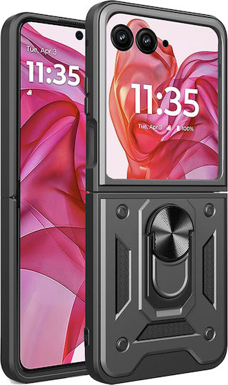 Techsuit Camshield Back Cover Πλαστικό / Σιλικόνης Μαύρο (Motorola Razr 50 Ultra, Techsuit)