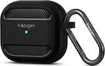 Spigen Rugged Armor Case Silicone with Hook Matte Black for Apple AirPods 3