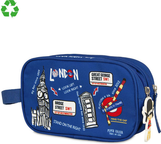 Pepita Viajera Blue Pencil Case