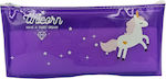 Transparent Unicorn Pencil Case 20x10cm 2 Designs