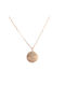 Dio Jewellery Lab Necklace Geometric from Pink Gold Plated Silver