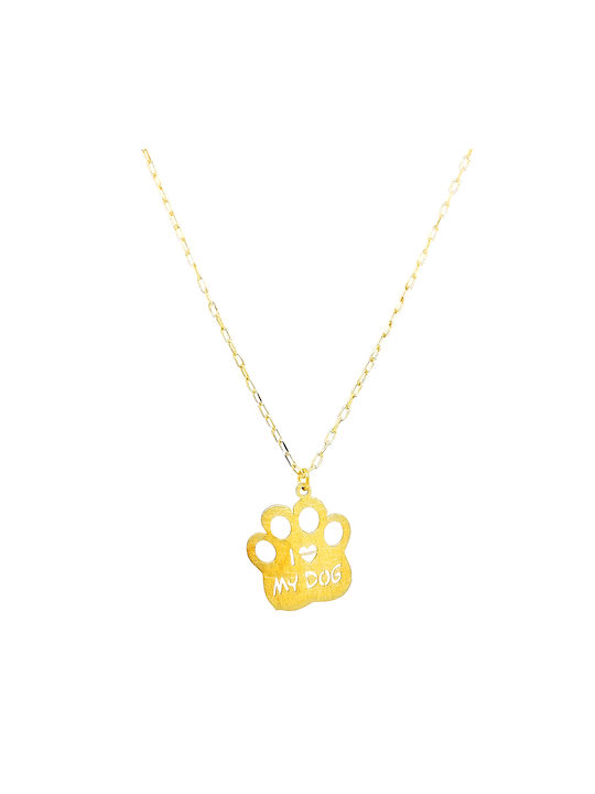 Dio Jewellery Lab Necklace from Gold Plated Silver