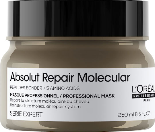 L'Oréal Professionnel Absolut Repair Molecular Hair Mask for Repairing with Peptides 250ml