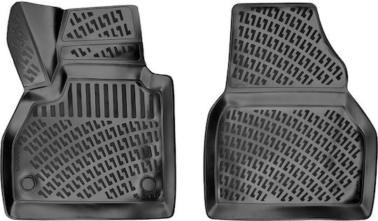 Umbrella Covorașe Față 2buc din Furtun pentru Renault Kangoo 2007-2020 Negre