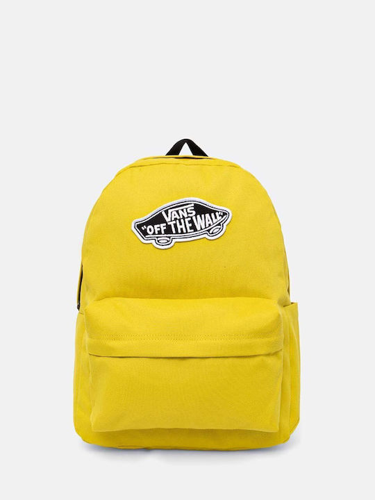Yellow-green Vans Old Skool Classic Backpack Wa...