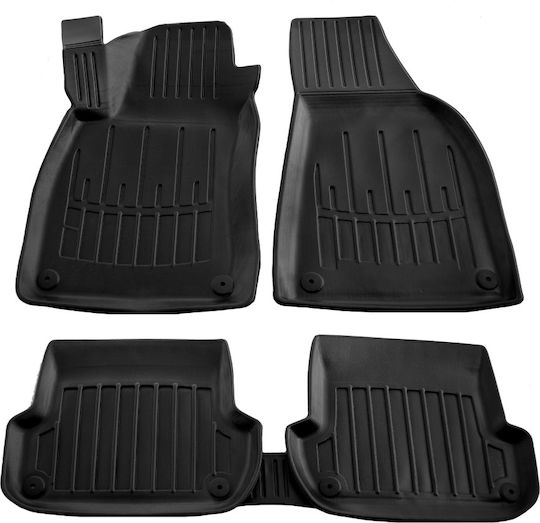Umbrella Set Covorașe Față și Spate 2buc din Furtun pentru Audi A4 2004-2008 Negre
