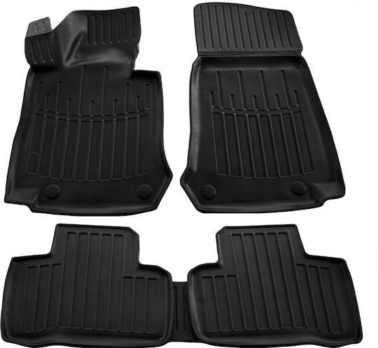 Umbrella Σετ Μπροστινά και Πίσω Πατάκια 2τμχ για Mercedes-Benz GLC 2015+ Μαύρα