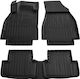 Umbrella Set Covorașe Față și Spate 2buc din Furtun pentru Renault Megane 2002-2009 Negre