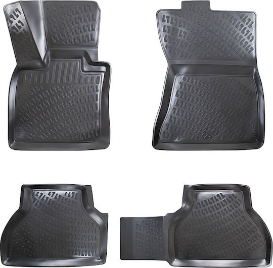 Umbrella Set Covorașe Față și Spate 2buc din Furtun pentru BMW X6 2008-2014 Negre