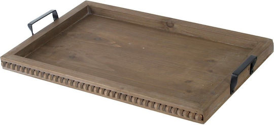 Artekko Διακοσμητικός Δίσκος Hölzernes Rechteckig 60x38x7cm 1Stück