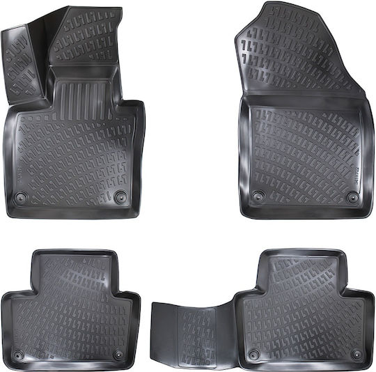 Umbrella Set Covorașe Față și Spate 4buc din Furtun pentru Volvo XC 90 - XC 90 2015+ Negre