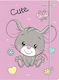 Папка с ластик A4 Mouse Bambino Majewski
