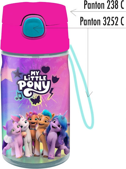 400ml Meine kleine Pony Astra Flasche mit Strohhalm