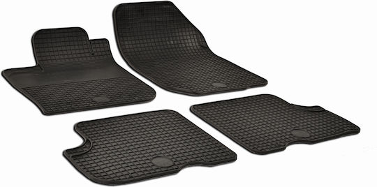 Umbrella Set Covorașe Față și Spate 4buc din Furtun pentru Dacia Magazin online Logan / Magazin online Sandero / Duster / Logan MCV 2010+ Negre