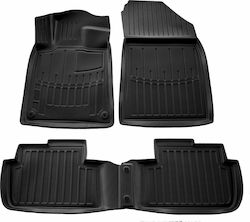 Umbrella Σετ Μπροστινά και Πίσω 4τμχ για Peugeot 407 2004-2011 Μαύρα