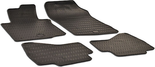Umbrella Set Covorașe Față și Spate 4buc din Furtun pentru Peugeot 107 Toyota Aygo Citroen C1 2005-2014 Negre