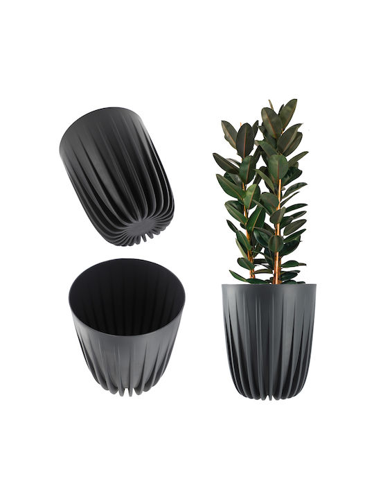 Капак за саксия Kadax Eco + вложка антрацит 19x...