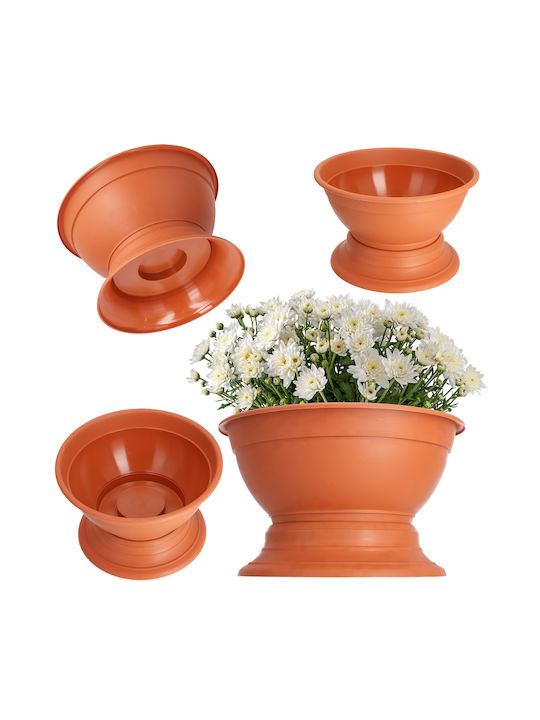 Kadax Cemetery Flower Pot Grave Bowl Plastic Pl...