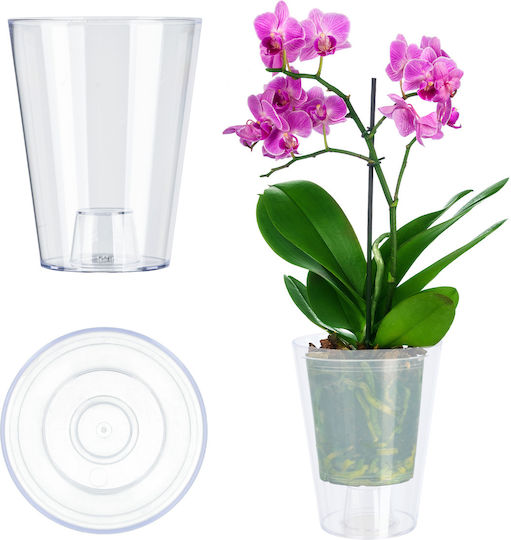 Kadax Orchid Pot Cover Transparent 12cm