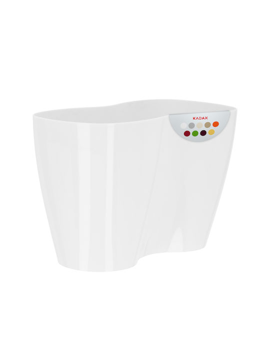Kadax Orchid Pot Cover White 23cm