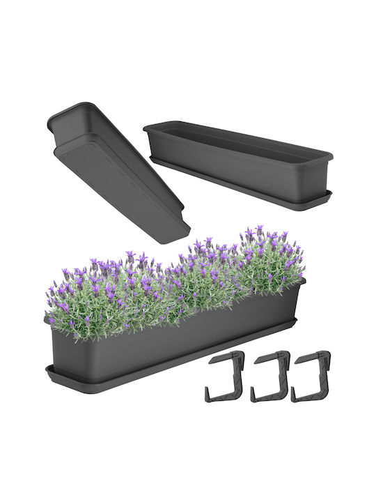 Kadax Balcony Box Planter 80cm Handles