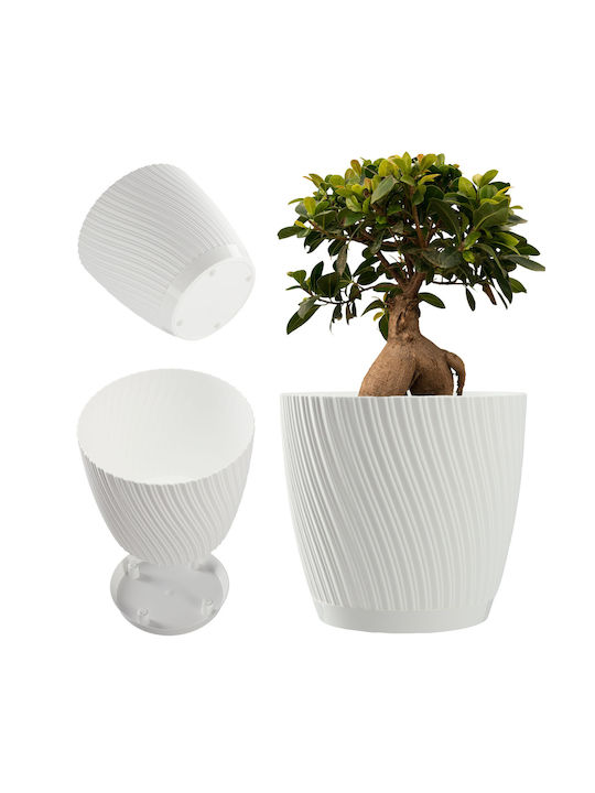 Kadax Pot Saucer 23cm Plastic White