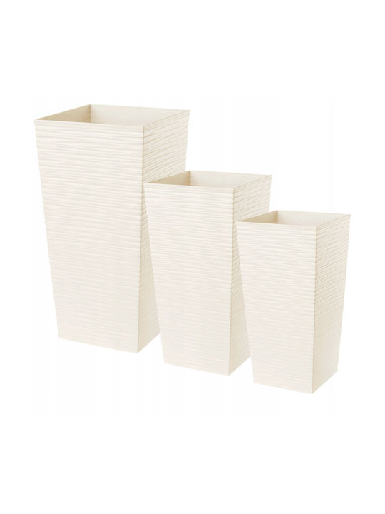 Kadax Set 3 Ghivece Plastice