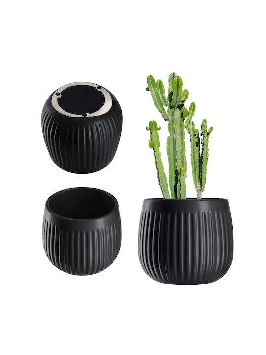 Kadax Ceramic Pot 14cm Black Cover