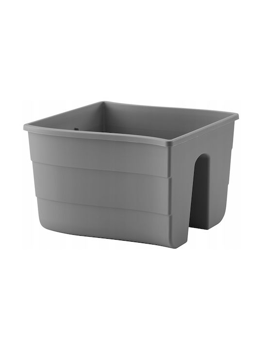 Wellenförmiger 30cm Balkongeländer-Pflanzkasten