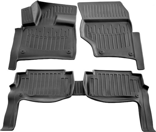 Umbrella Set Covorașe Față și Spate 4buc din Furtun pentru Audi Q7 2005-2015 Negre