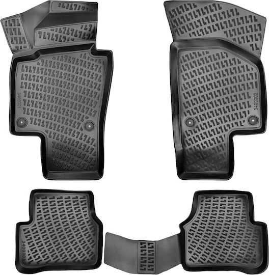 Umbrella Set Covorașe Față și Spate 4buc din Furtun pentru Volkswagen Passat CC 2012+ Negre