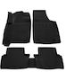 Umbrella Set of Front and Rear Mats 4pcs for Opel Meriva 2002-2010 Black