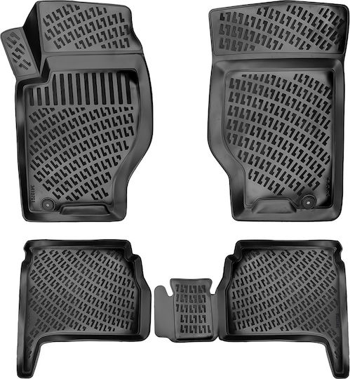 Umbrella Set Covorașe Față și Spate 4buc din Furtun pentru Kia Sorento 2002-2009 Negre