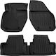 Umbrella Set of Front and Rear Mats 4pcs for Volvo XC 60 2008-2017 Black