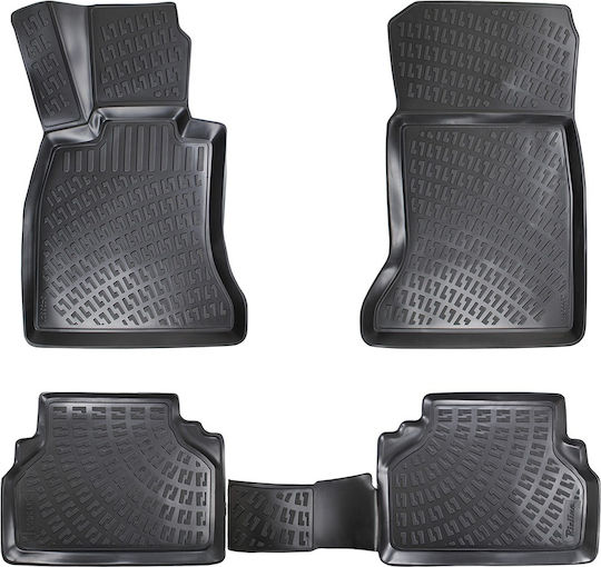 Umbrella Set Covorașe Față și Spate 4buc din Furtun pentru BMW Seria 5 / E60 2003-2010 Negre