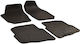 Umbrella Set of Front and Rear Mats 4pcs for Skoda Fabia 2000-2007 Black