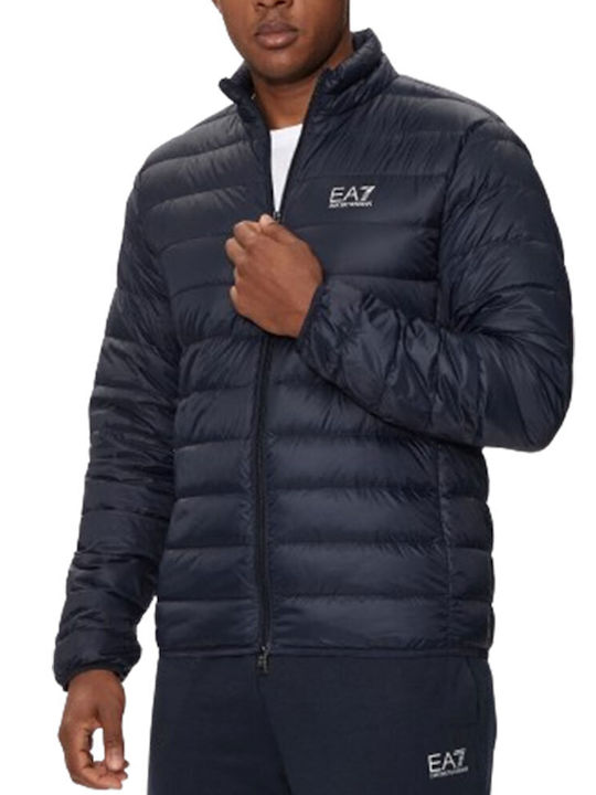 Emporio Armani Geacă Puffer Armani Albastră