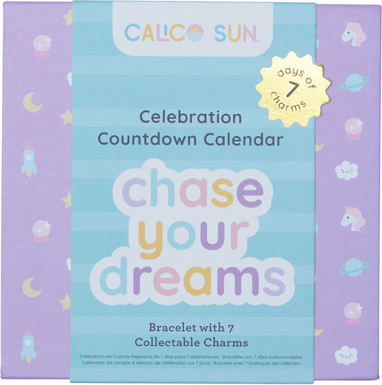 Gift Set Bracelet Charms Calendar Celebrating Events Chase Your Dream