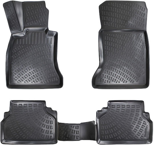 Umbrella Set Covorașe Față și Spate 4buc din Furtun pentru BMW Seria 5 / F10 2010-2013 Negre
